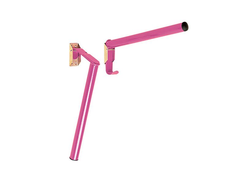 Stubbs Folding Pole Saddle Rack - Pink
