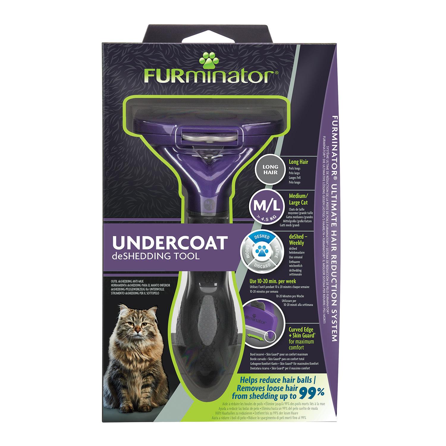 Furminator Undercoat Deshedding Tool for Cats | VioVet