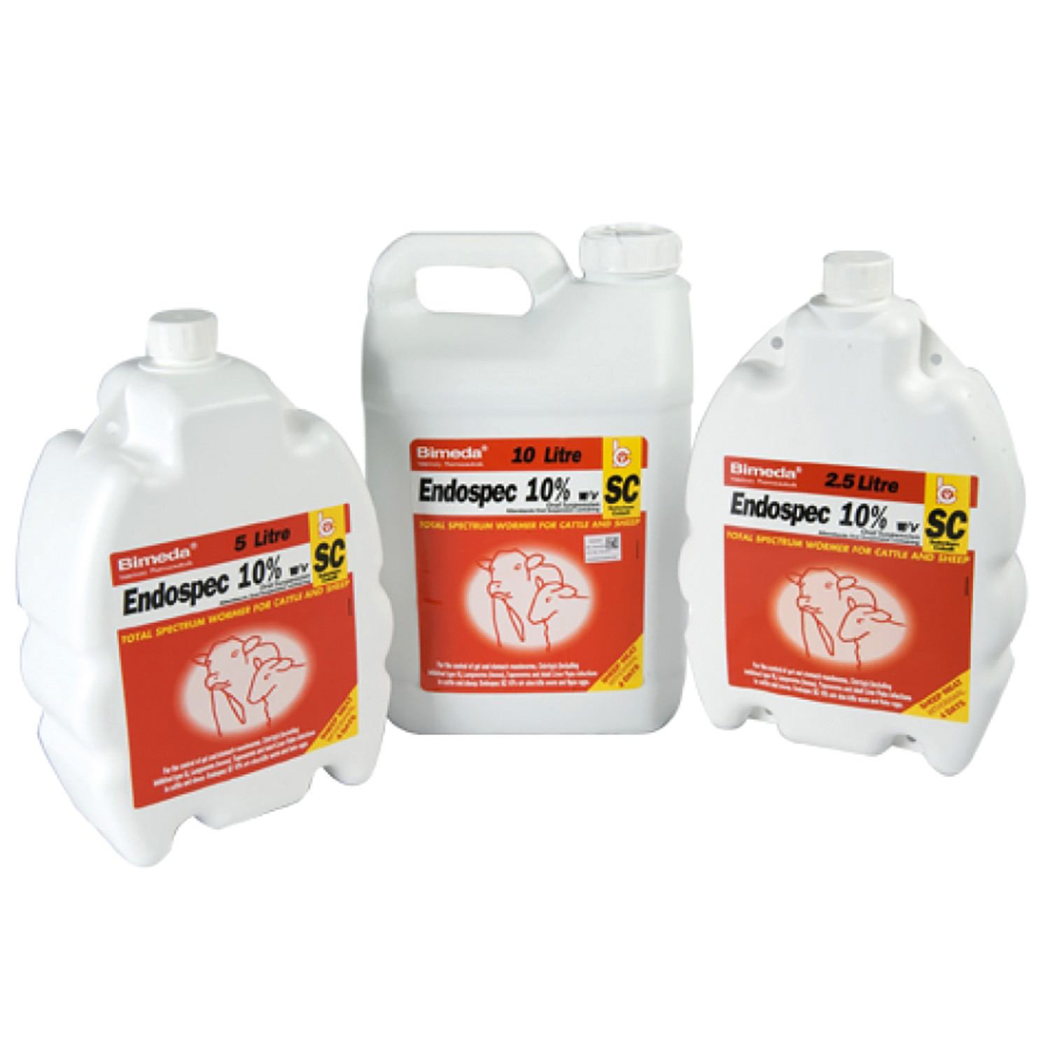 Bimeda Endospec Sc - 10% - 5 Litre Bottle Size 10