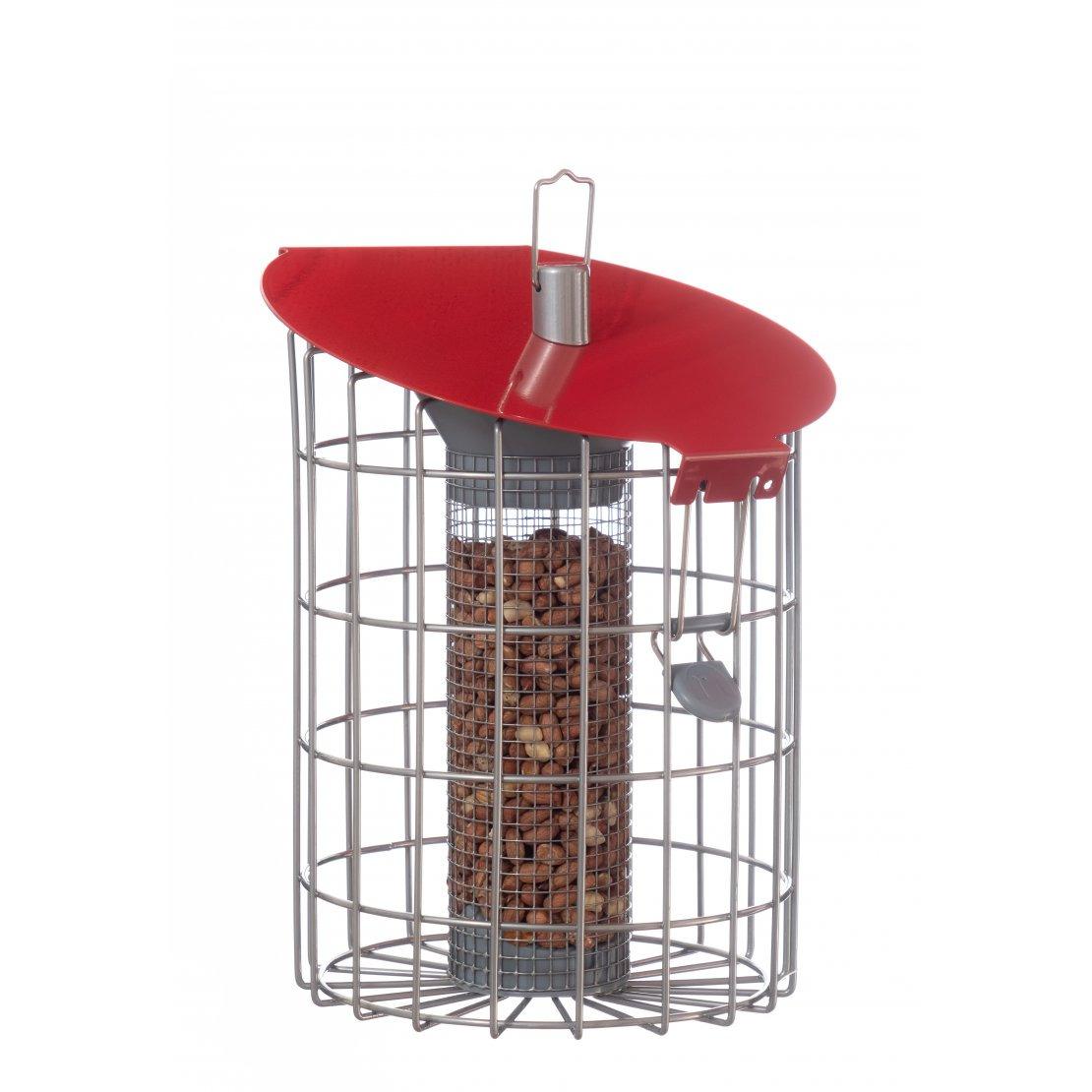 The Nuttery Geohaus Bird Feeder NEW..squirrel resistant RED 