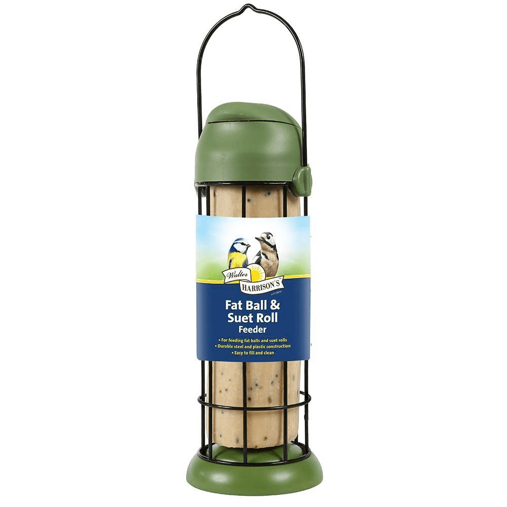 Walter Harrisons Walter Harrison's Flip Top Fat Suet Ball And Roll Feeder - 30Cm