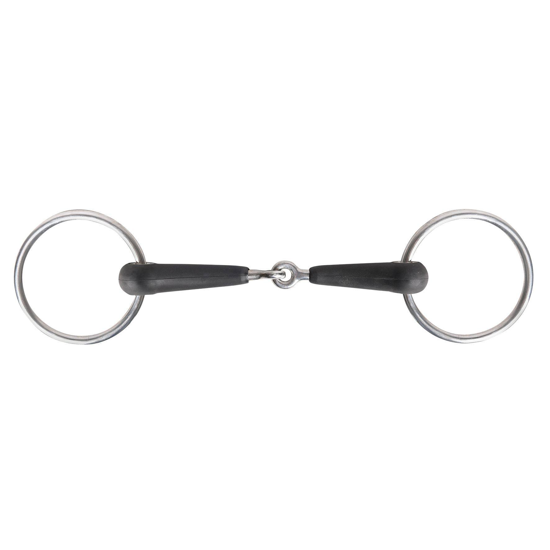 Waldhausen Jointed Rubber Snaffle Bit - 14.5Cm