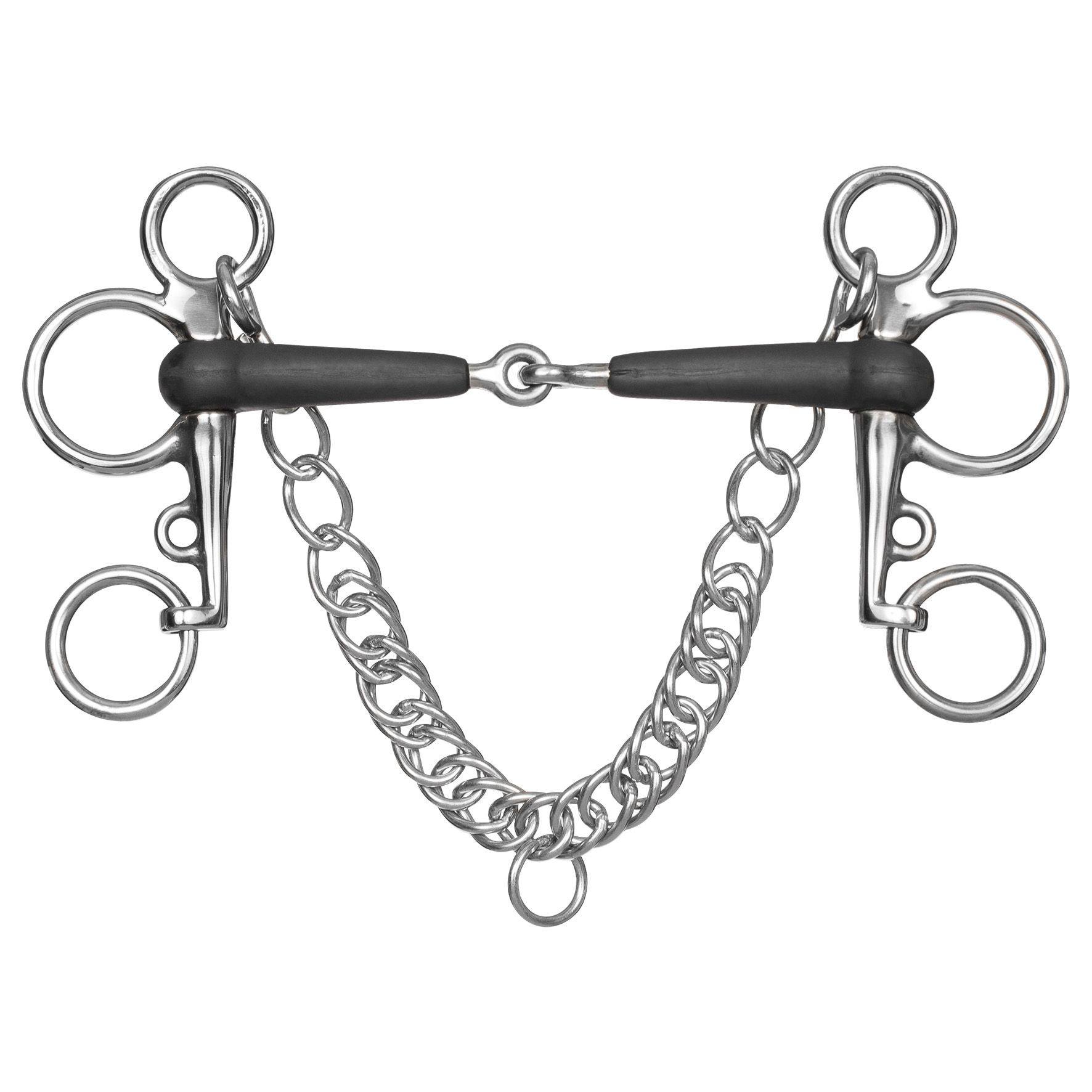 Waldhausen Jointed Rubber Pelham - 14.5Cm