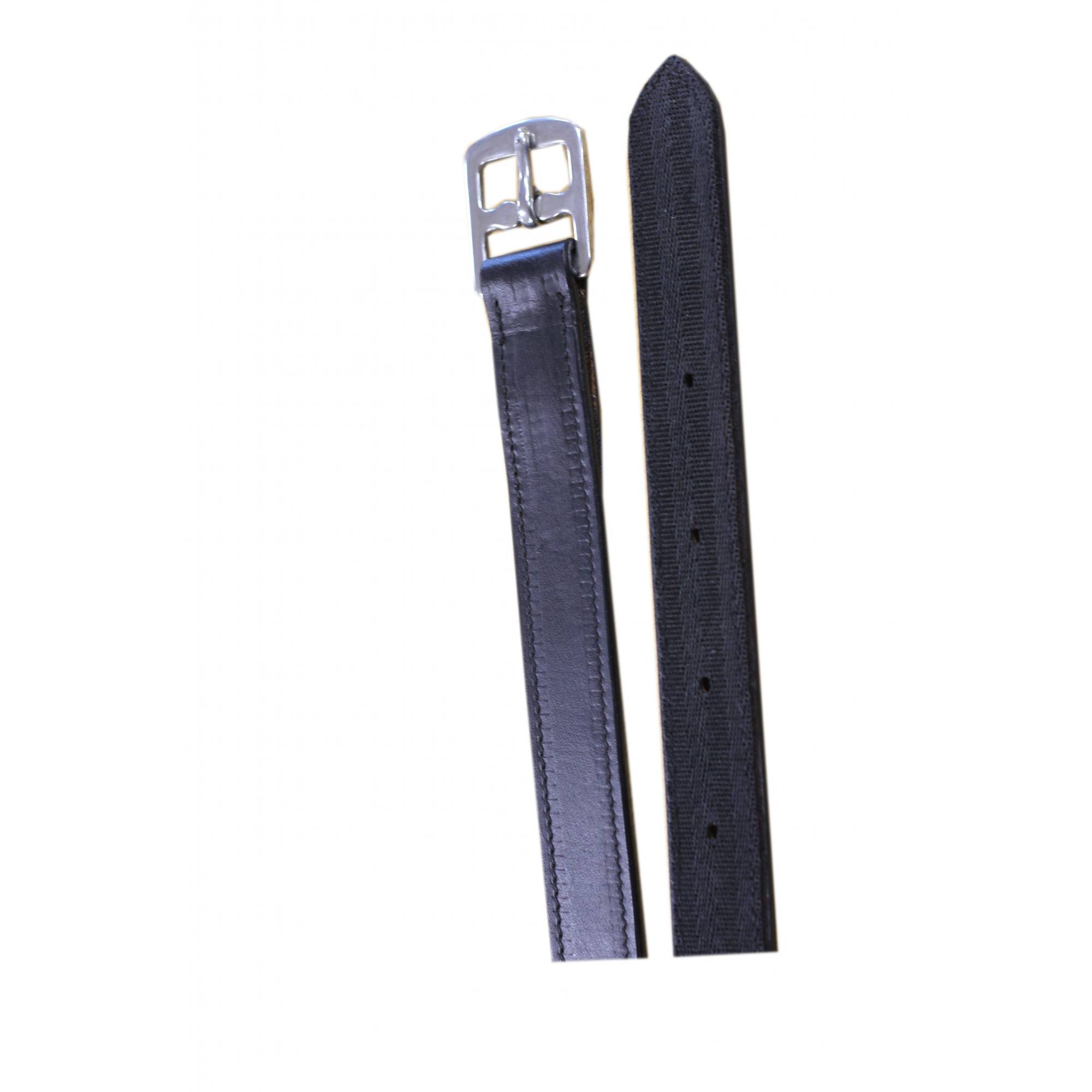 Mackey Equisential Stirrup Leathers - Child - 48" Black Size 48