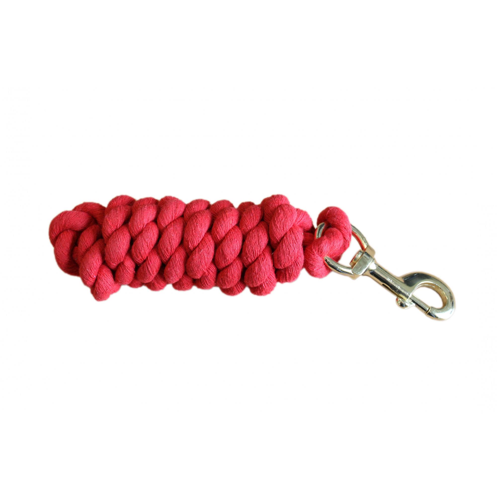 Mackey Cotton Trigger Hook Leadrope - Red Large
