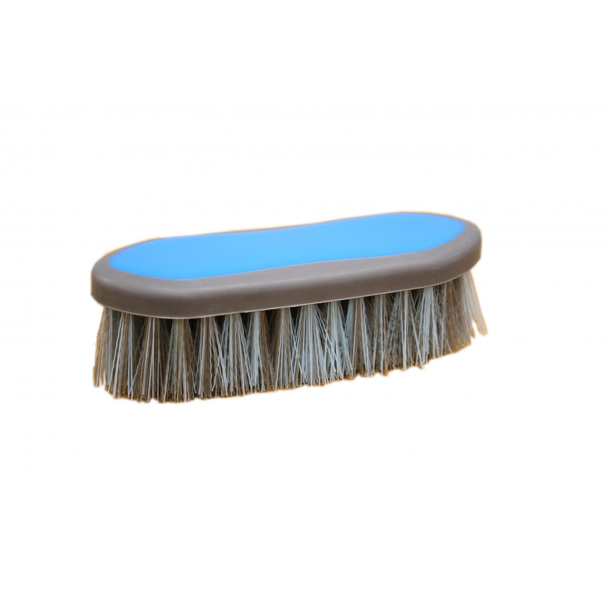 Mackey Two Tone Dandy Brush - Soft Bristle Blue/Grey