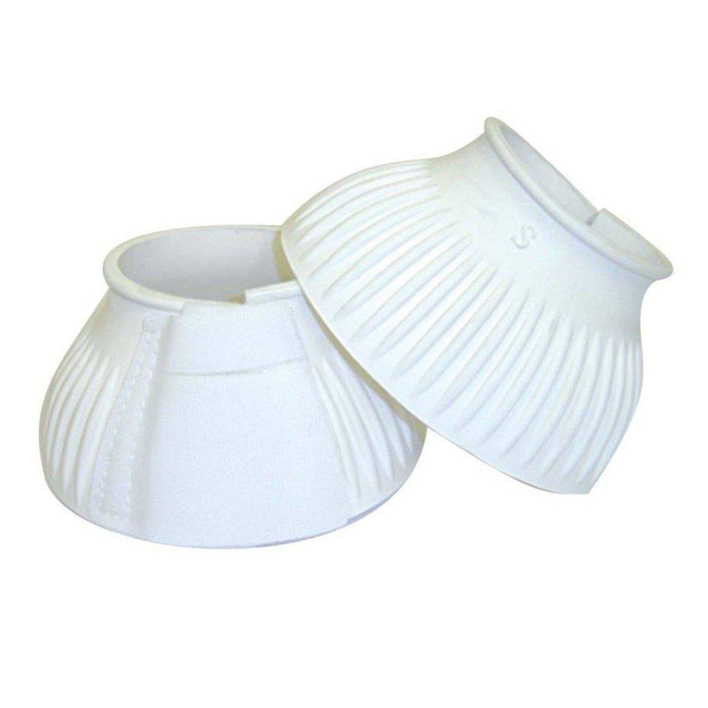 Mackey Ribbed Bell Boots With Touch Tape - Cob - White