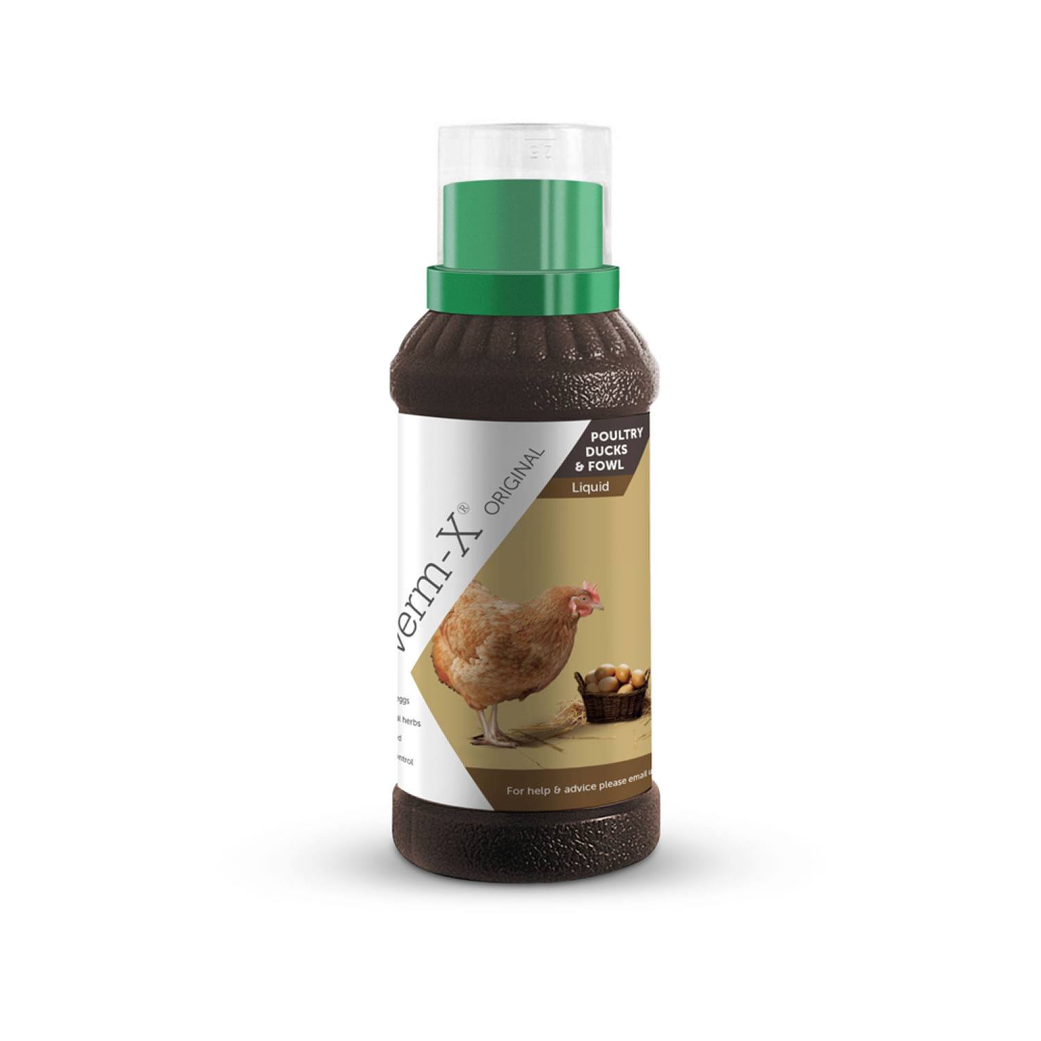 Verm-X Original Liquid For Poultry, Ducks And Fowl - Liquid - Bottle 500Ml