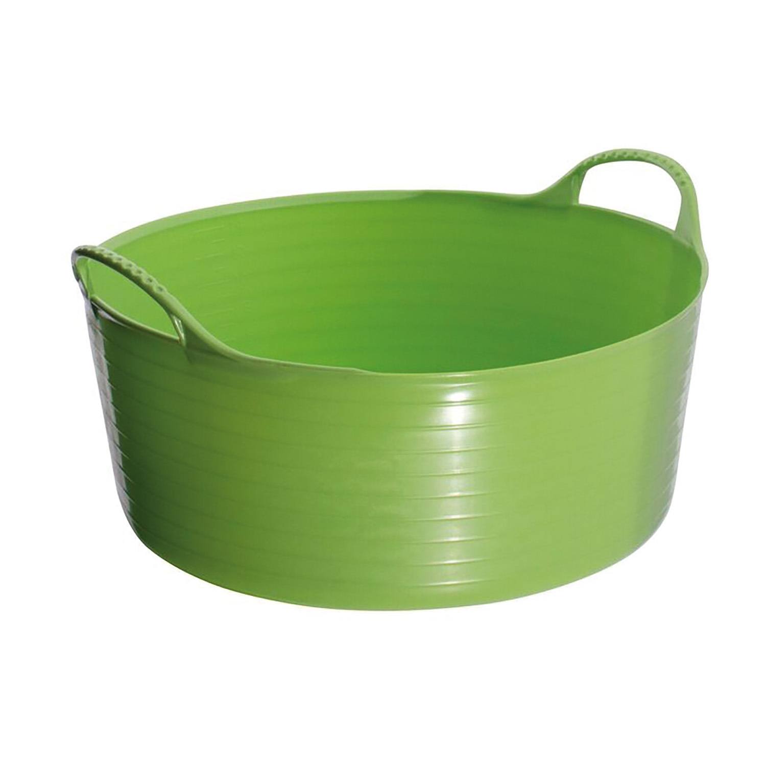 Gorilla Shallow Flexible Tubs - Pistachio - 15 Litre Red Small