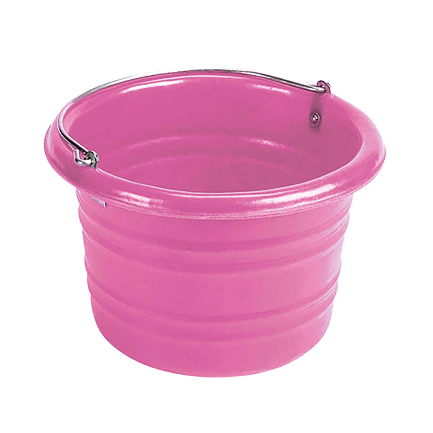 Stubbs Jumbo Feed/ Water Bucket - Pink Large
