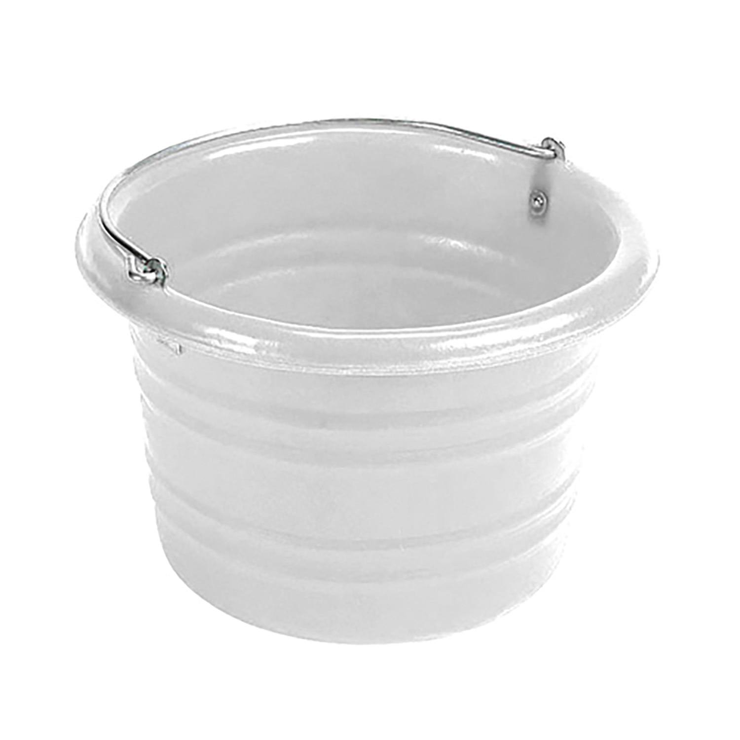 Stubbs Jumbo Feed/ Water Bucket - White Large