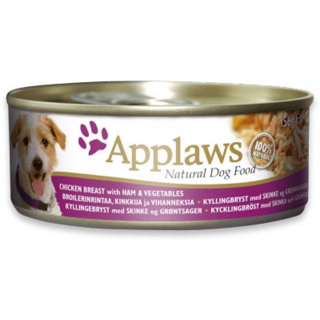 Applaws Natural Chicken Breast & Ham Dog Food VioVet.co.uk