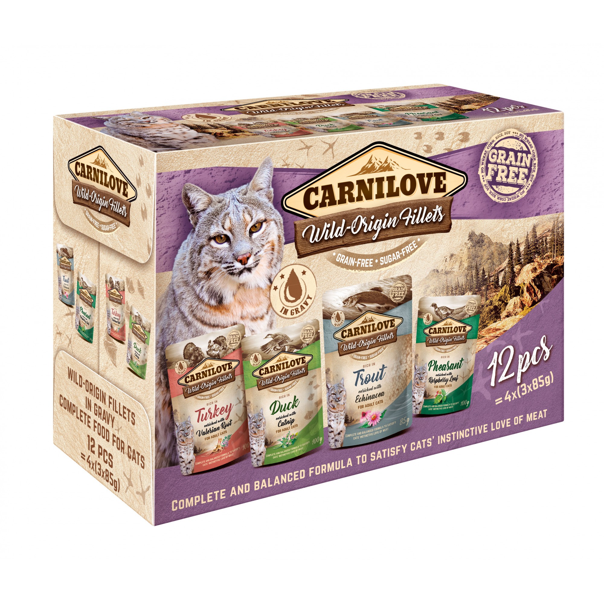 Carnilove 🐱 Cat Food Pouch Multipack VioVet.co.uk