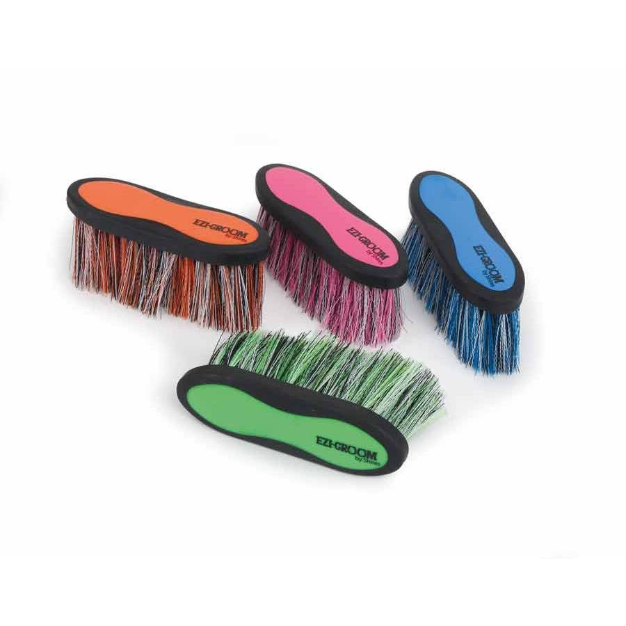 Ezi-Groom Grip Dandy Brush - Long Bristle Orange Large
