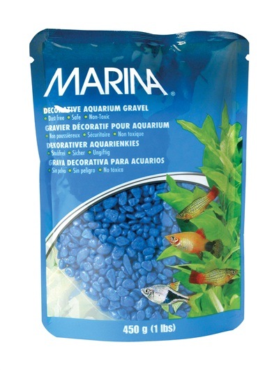 Marina  Blue Decorative Aquarium Gravel - 450g