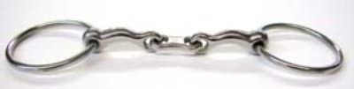 Korsteel Jp Stainless Steel French Link Loose Ring Snaffle Bit - 5.5" Size 5