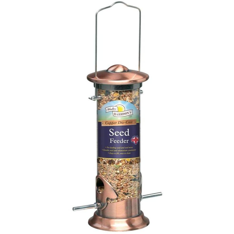 Walter Harrison's Cast Seed Copper Plated Feeder - 20cm