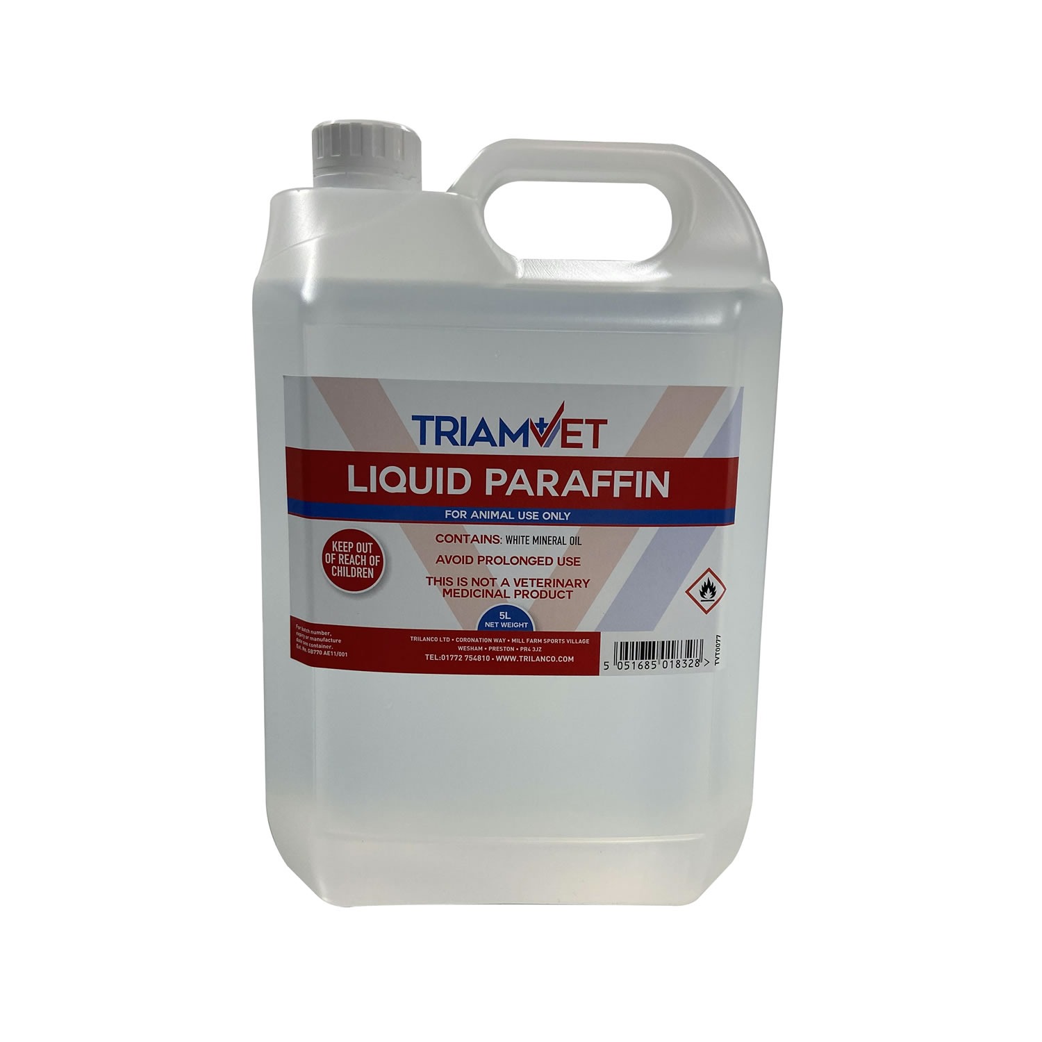 Triamvet Liquid Paraffin - Ltr White Size 5