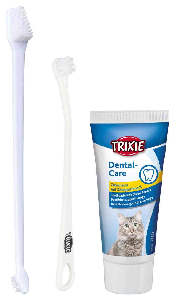 Trixie Dental Hygiene Set for Cats - One Size