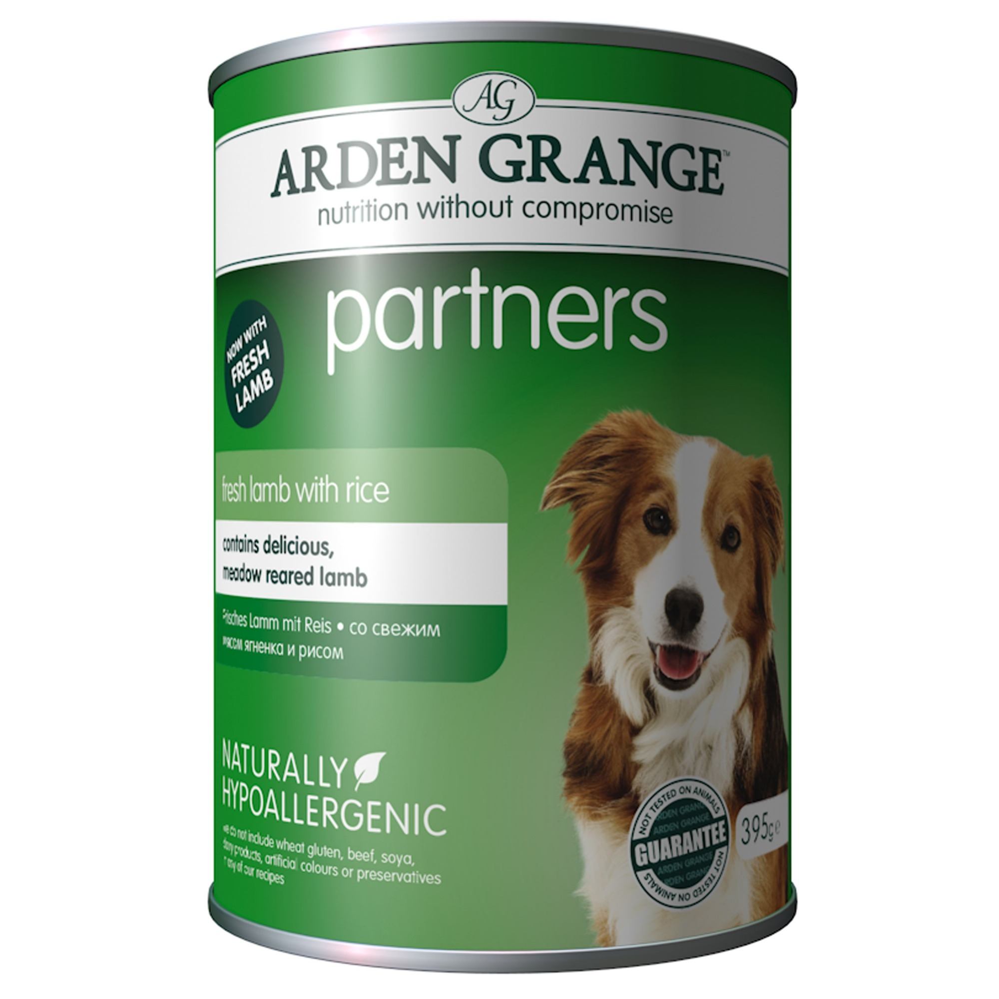 Arden Grange Partners Fresh Lamb With Rice For Dogs - X 395G Size 24