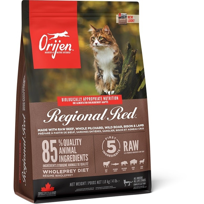 Orijen Cat Regional Red Cat Food - 1.8kg