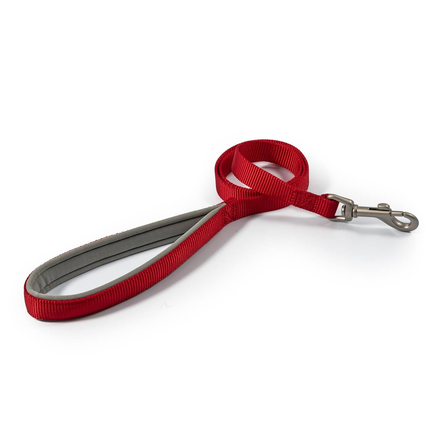 Ancol Nylon Dog Leads - Lead - 12Mm X Red 1M