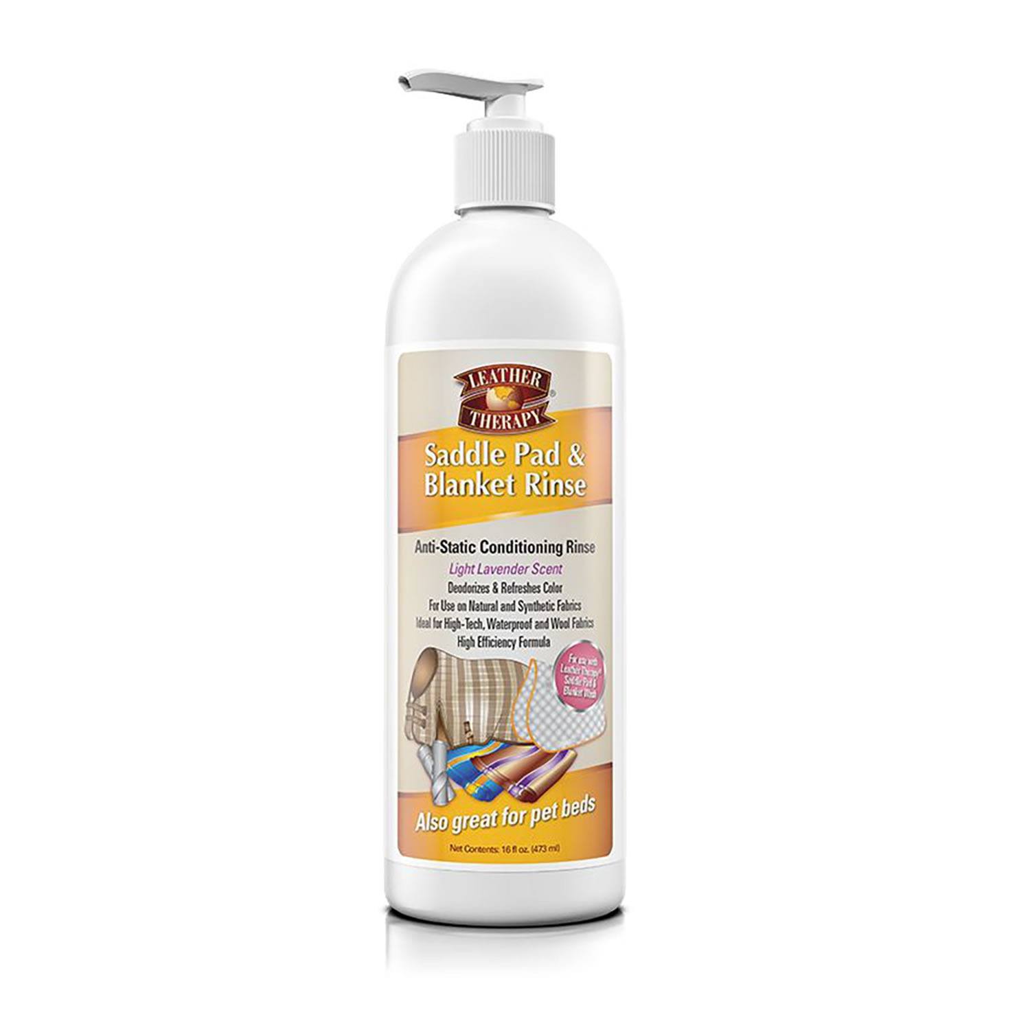 Absorbine Leather Therapy Saddle Pad And Blanket Wash/Rinse - Rinse - 473Ml