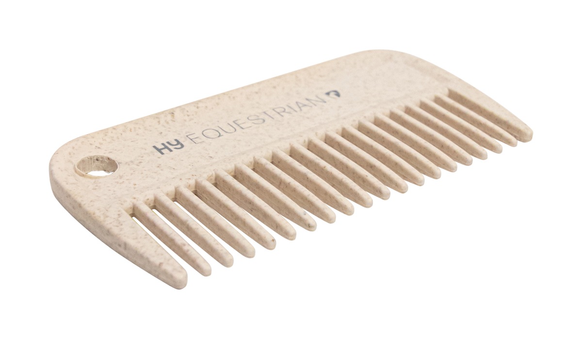 Hy Equestrian Recycled Horse Hoof Comb - One Size Beige