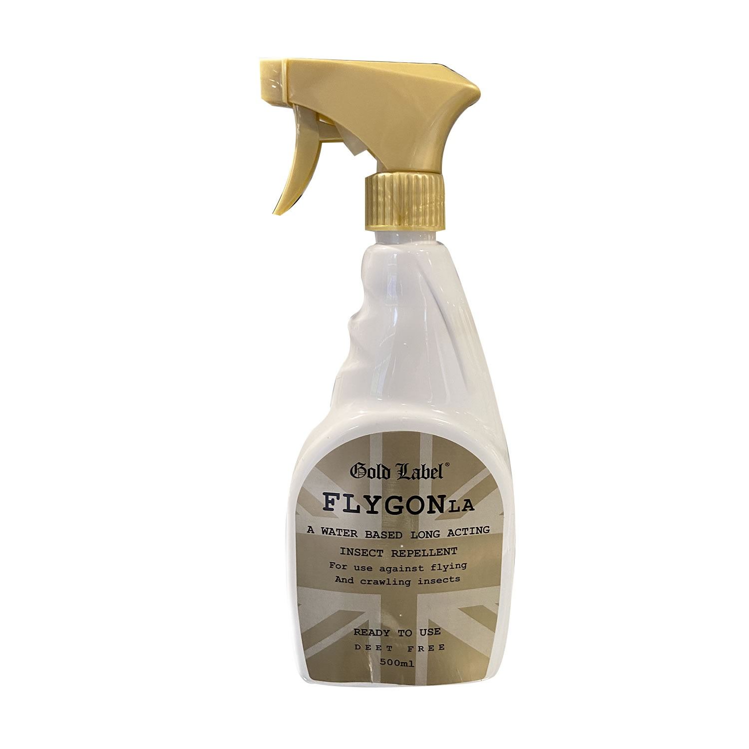 Label Flygon La Range For Horses - Liquid - Spray Gold 500Ml