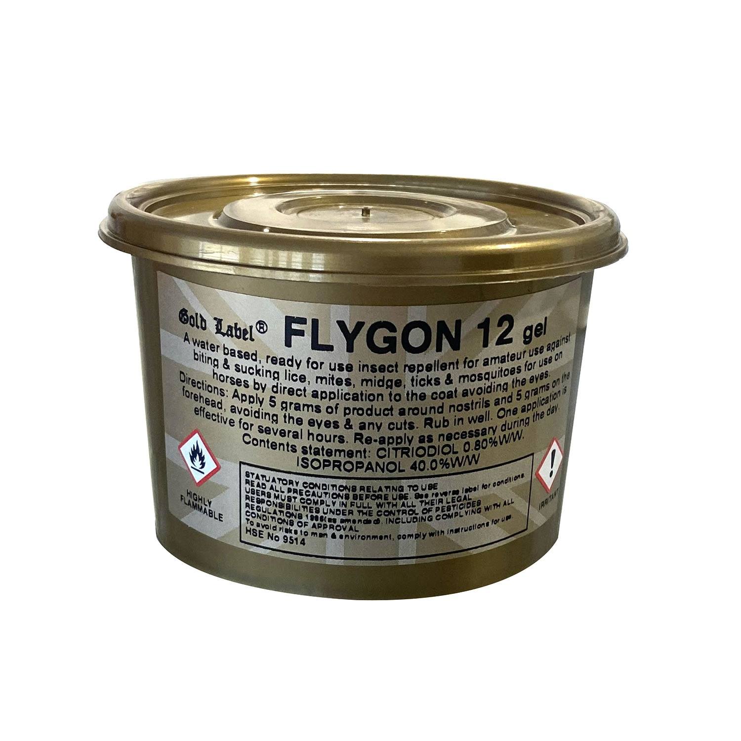 Gold Label Flygon LA Range for Horses - Gel - 250g Tub