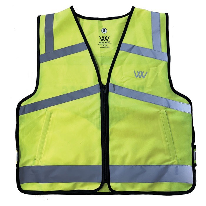 Woof Wear Hi Viz Riding Vest - Junior - Yellow Small