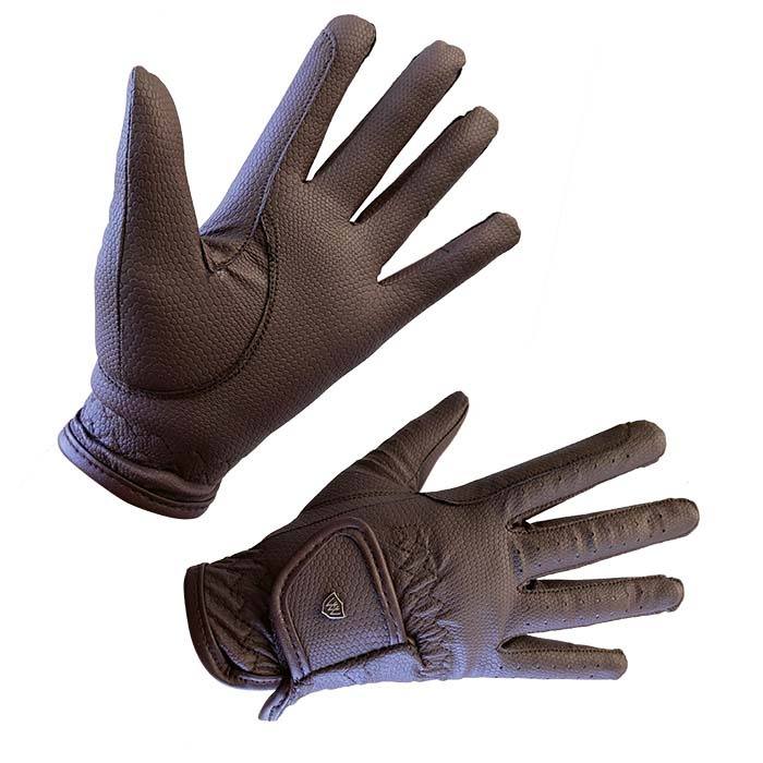 Woof Wear Chocolate Competition Gloves - Size 9.5