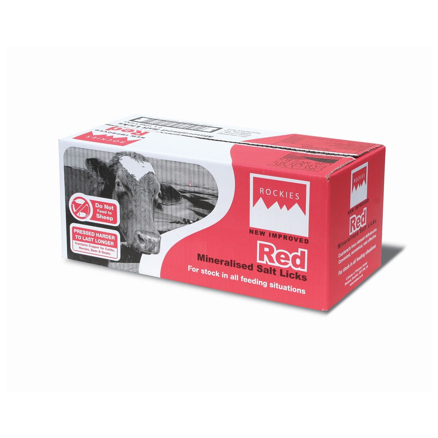 Rockies Mineralised Salt Lick - X 10Kg Red Size 2