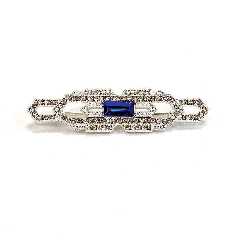 Agrihealth Pin Tiffany And Sapphire - One Size Silver