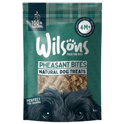 Wilsons Pet Food Wilsons Pheasant Bites Natural Dog Treats - Grain 1Kg