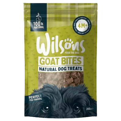 Wilsons Pet Food Wilsons Goat Bites Natural Dog Treats - Grain 200G