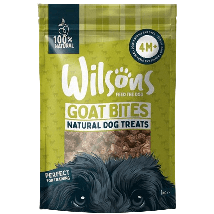 Wilsons Pet Food Wilsons Goat Bites Natural Dog Treats - Grain 1Kg