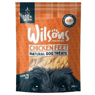 Wilsons Pet Food Wilsons Chicken Feet Natural Dog Treats - Grain 200G