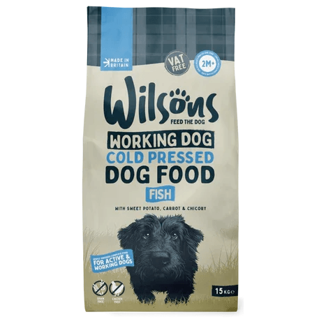 Wilsons Pet Food Wilsons Cold Pressed Fish Working Dog Food - Grain 15Kg