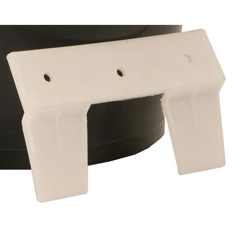 Agrihealth Calf Bucket Single Spare Bracket Plastic - One Size Black/White