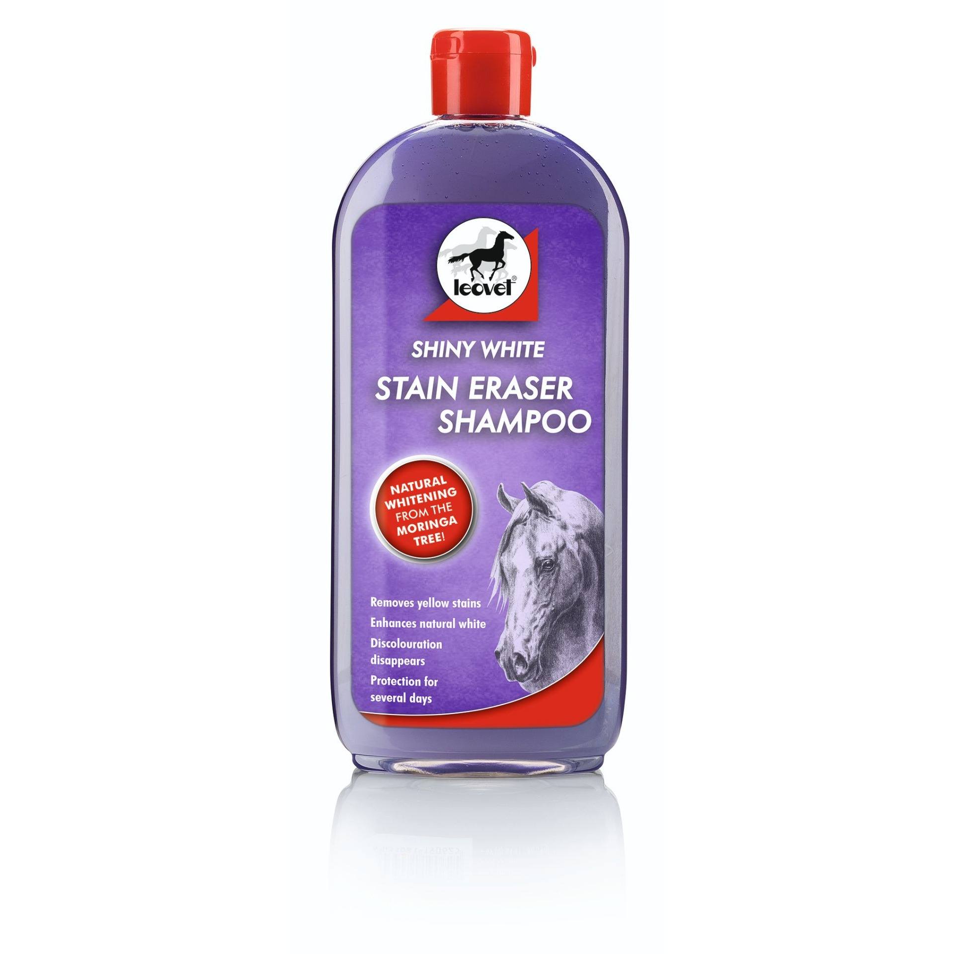 Leovet Shiny Stain Eraser Shampoo - White 500Ml