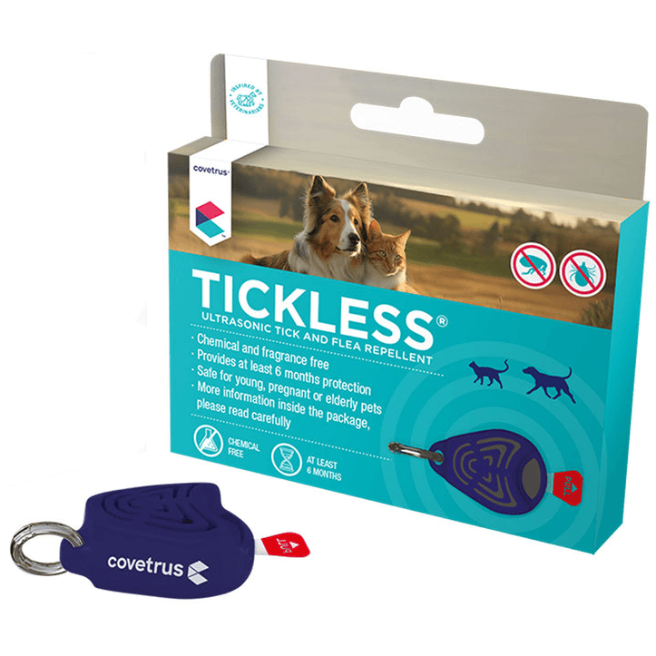 Covetrus Cvet Tickless Ultrasonic Tick And Flea Repellent For Dogs And Cats - Single Red Size 6