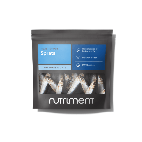 Nutriment Whole Sprats Raw Dog Food - 1Kg