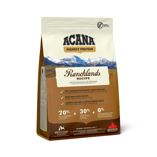 Acana Ranchlands Dry Dog Food - 2Kg