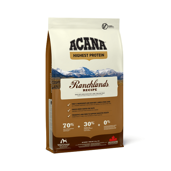 Acana Ranchlands Dry Dog Food - 11.4Kg