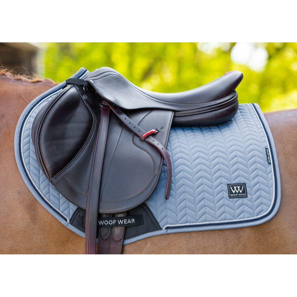 Woof Wear Herringbone Cc Pad | Steel - Cob Blue