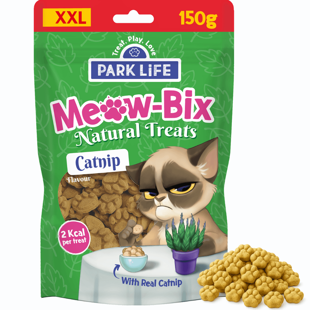 Park Life Meow-Bix Catnip Flavour Cat Treats - 150G