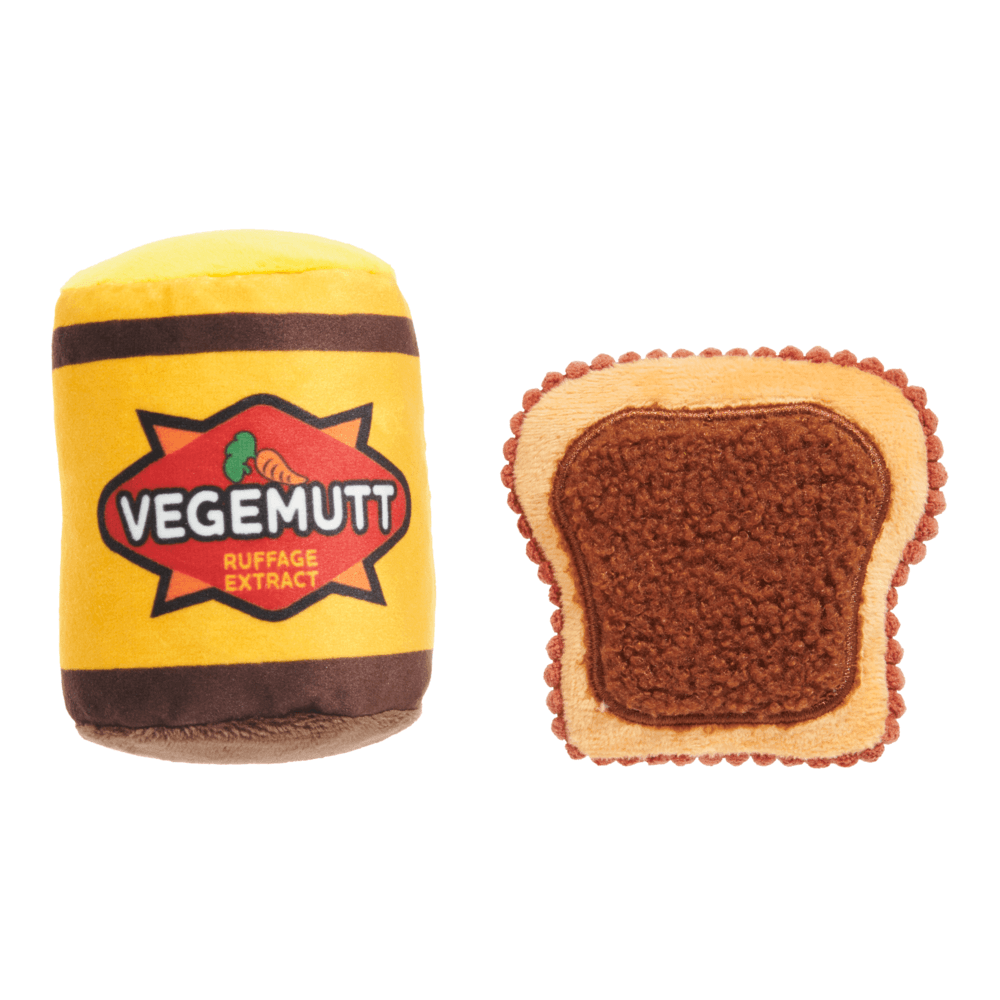 Bark Vegemutt Toast Dog Toy - Multi