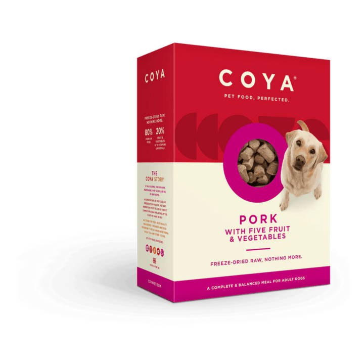 Coya Freeze-Dried Pork Raw Adult Dog Food - Grain 150G