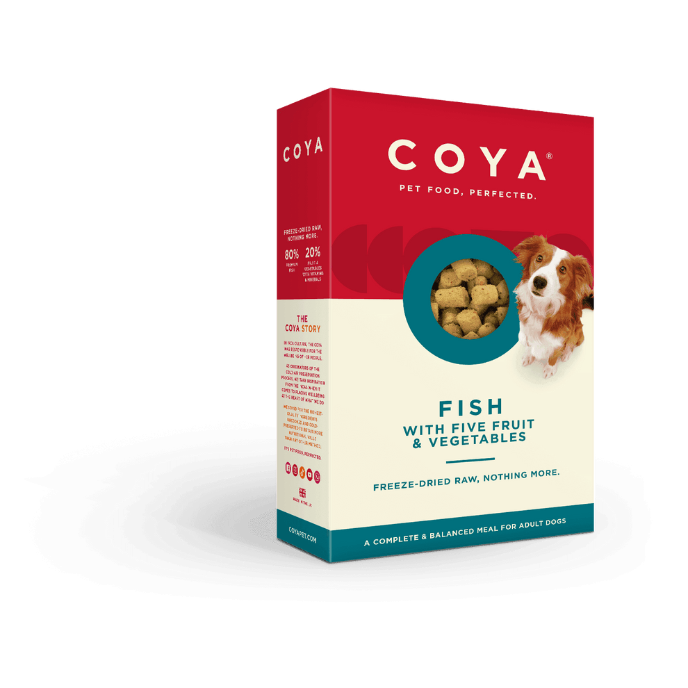 Coya Freeze-Dried Fish Raw Adult Dog Food - Grain 150G